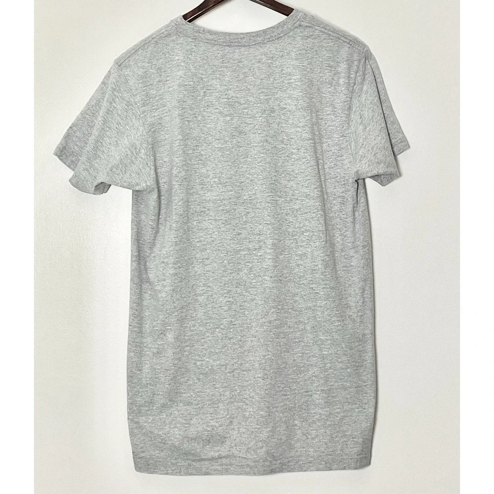 Levi's T-Shirt Men's Medium Gray Graphic 73 Collegiate Americana‎ Heritage